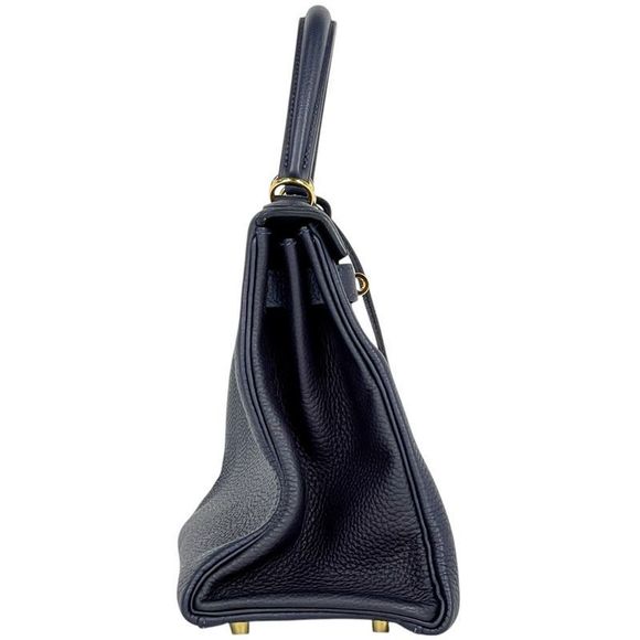 Hermes Kelly 28 Internal Stitching 2WAY Shoulder Bag Handbag Taurillon Clemence - Picture 4 of 11